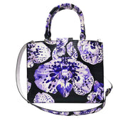 Cara Tote Medium_Speckled Orchid Ground_Black Purple