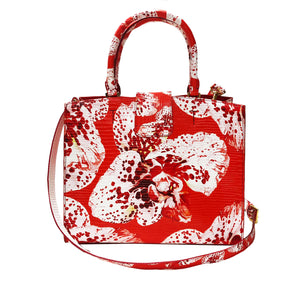 Cara Tote Medium_Speckled Orchid Ground_Orange