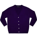 Short | Solid | Royal Purple | Front-1 | Cardigan by Samantha Sung