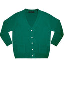 Short | Solid | Ivy Green | Front-1 | Cardigan by Samantha Sung