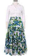Emma Skirt Midi Plus Length Cotton Musola (Cherry Blossom)