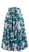 Mia Skirt with Hamilton Belt Midi Length Cotton Musola (Cherry Blossom)