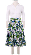 Zeller Skirt Long Length Cotton Musola (Cherry Blossom)