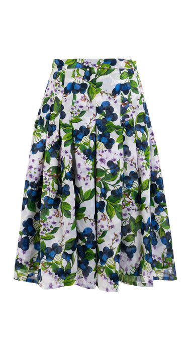 Zeller Skirt Long Length Cotton Musola (Cherry Blossom)