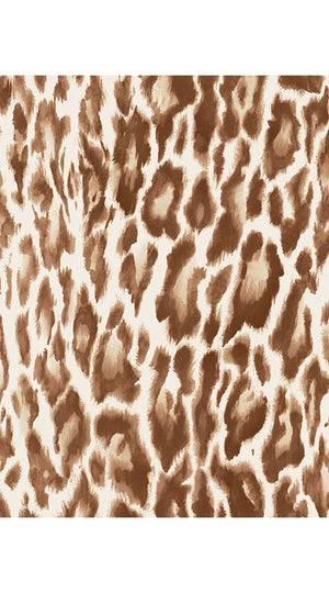 Audrey Dress #4 Shirt Collar 3/4 Sleeve Long +3 Length Cotton Musola (Dior Leopard)