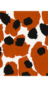 Audrey Dress #4 Shirt Collar 3/4 Sleeve Long Length Cotton Musola (Giraffe Dot)