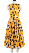 Aster Dress Crew Neck Sleeveless Midi Length Cotton Musola (Giraffe Dot)