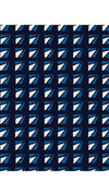 Aster Dress Shirt Collar 3/4 Sleeve Midi Length Cotton Musola (Kuba Triangle)