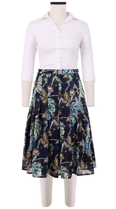 Zeller Skirt Long Length Cotton Musola (Lillie Toile)