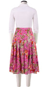 Zeller Skirt Long Length Cotton Musola (Millie Fruit Toile)