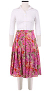 Zeller Skirt Long Length Cotton Musola (Millie Fruit Toile)