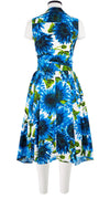 Clara Dress Shirt Collar Sleeveless Long Length Cotton Stretch (May Sunflower)
