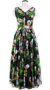 Vivien Dress #1 V Neck Sleeveless Maxi Length Cotton Musola (Mode Orchid)