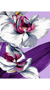 Audrey Dress #1 Shirt Collar 3/4 Sleeve Cotton Stretch (Mode Orchid)