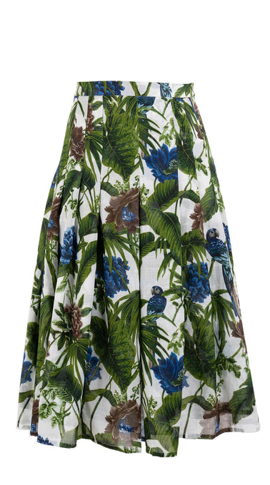 Zeller Skirt Long Length Cotton Musola (Paradise Jungle)