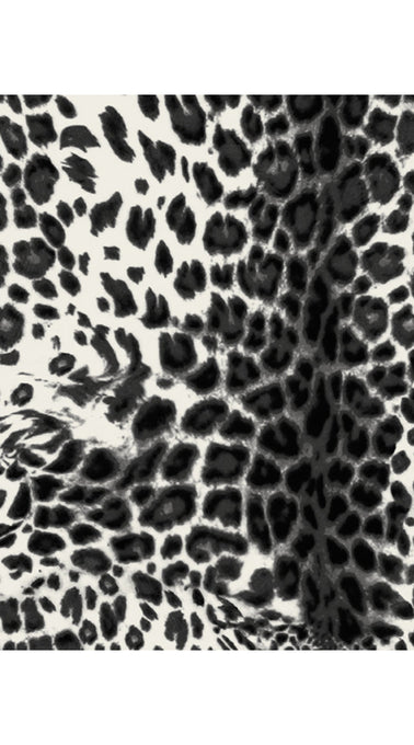 Zeller Skirt Cotton Stretch (Pierre Leoparde)