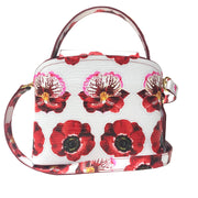 Sara Tote Small_Anemone Fokker_White Indian Red