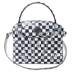 Sara Tote Small_LV Checkers_White Indigo