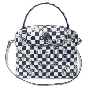 Sara Tote Small_LV Checkers_White Indigo