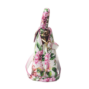 Sara Tote Small_Los Cabos Flower_White Pink