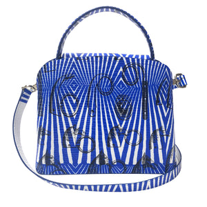 Sara Tote Small_Saddle Chain M_Cobalt Blue