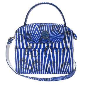 Sara Tote Small_Saddle Chain M_Cobalt Blue