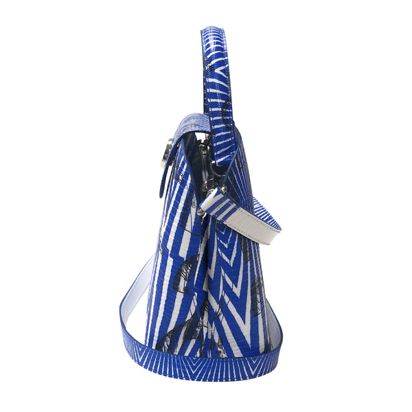 Sara Tote Small_Saddle Chain M_Cobalt Blue