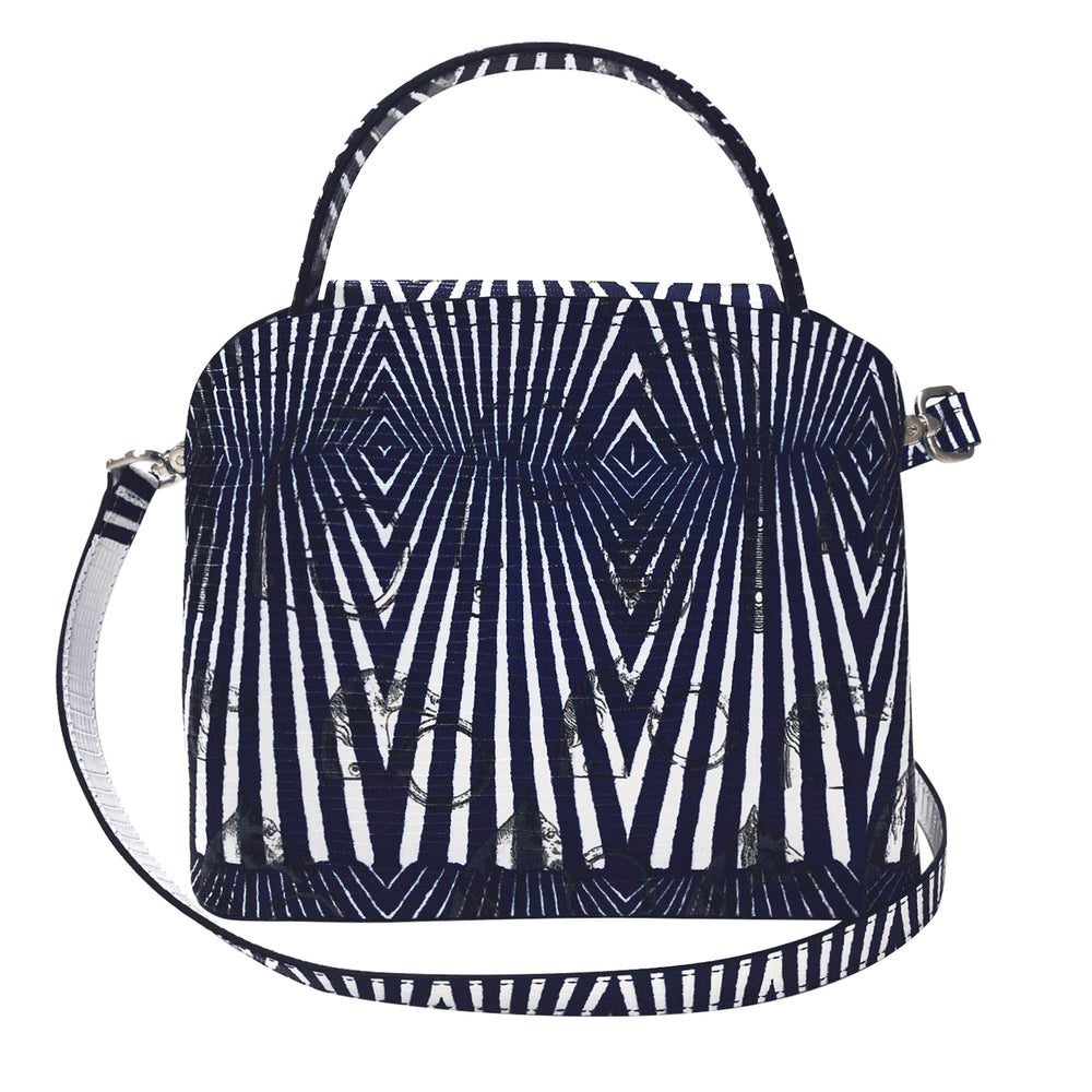 Sara Tote Small_Saddle Chain M_Indigo