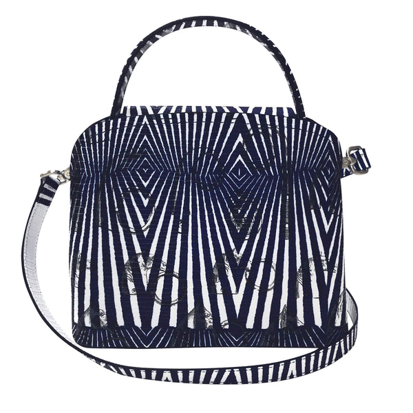 Sara Tote Small_Saddle Chain M_Indigo