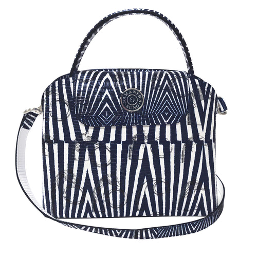 Sara Tote Small_Saddle Chain M_Indigo