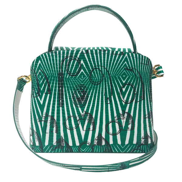 Sara Tote Small_Saddle Chain M_Jade