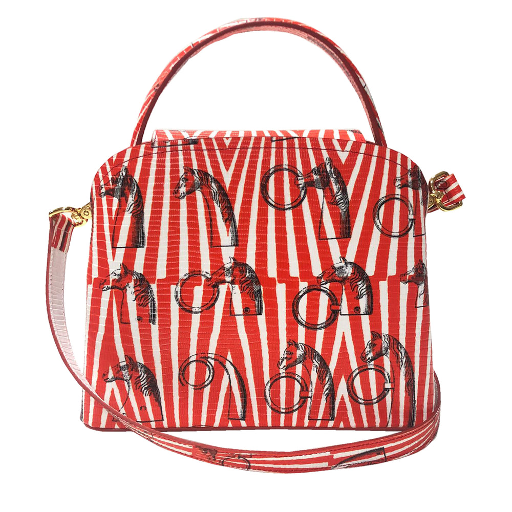 Sara Tote Small_Saddle Chain M_Orange
