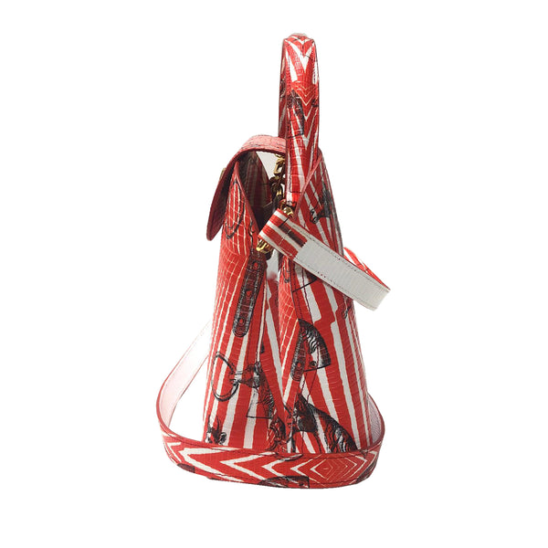 Sara Tote Small_Saddle Chain M_Orange