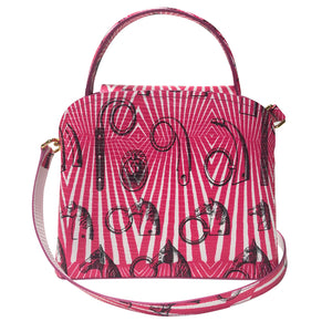 Sara Tote Small_Saddle Chain M_Pink