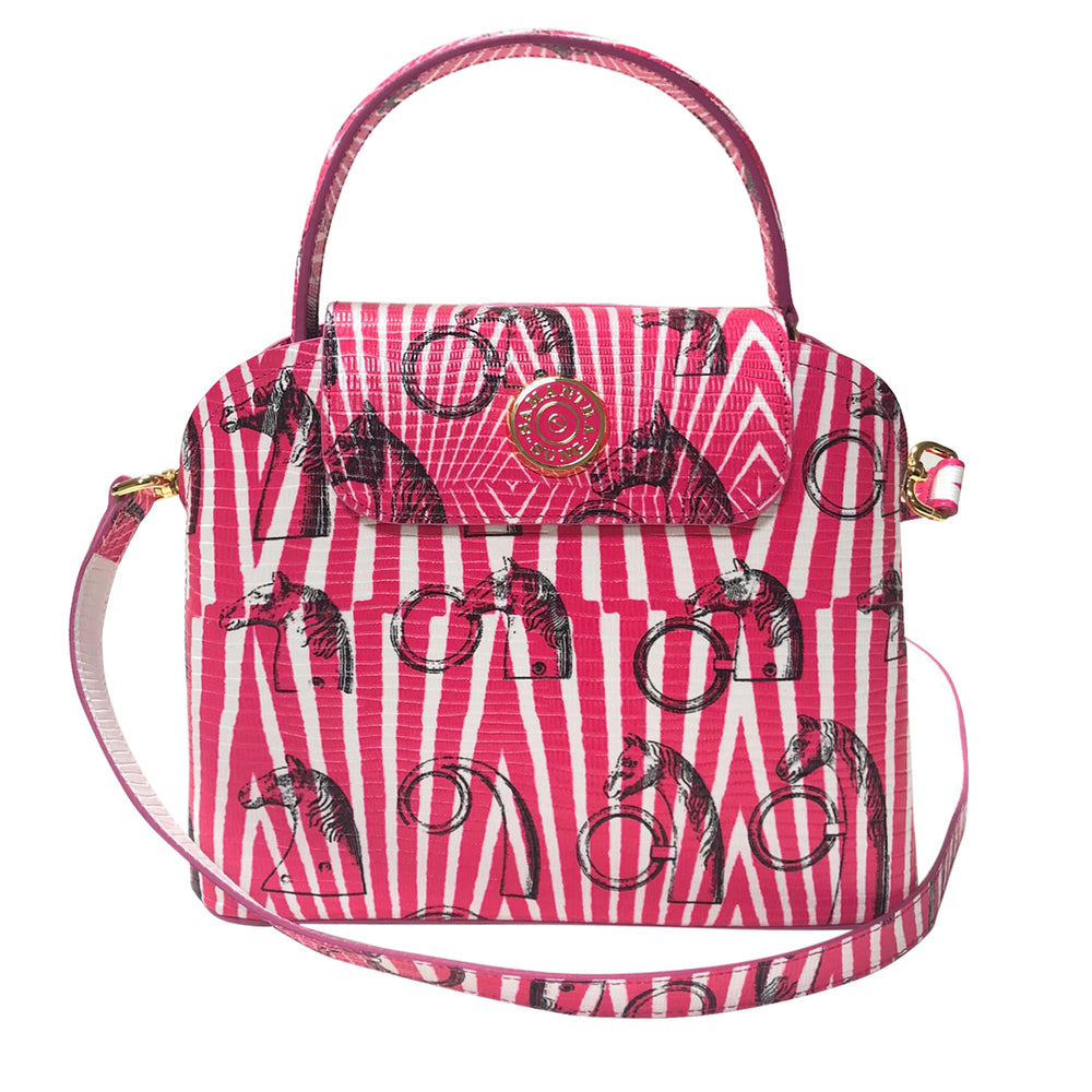 Sara Tote Small_Saddle Chain M_Pink