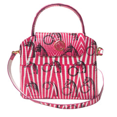 Sara Tote Small_Saddle Chain M_Pink