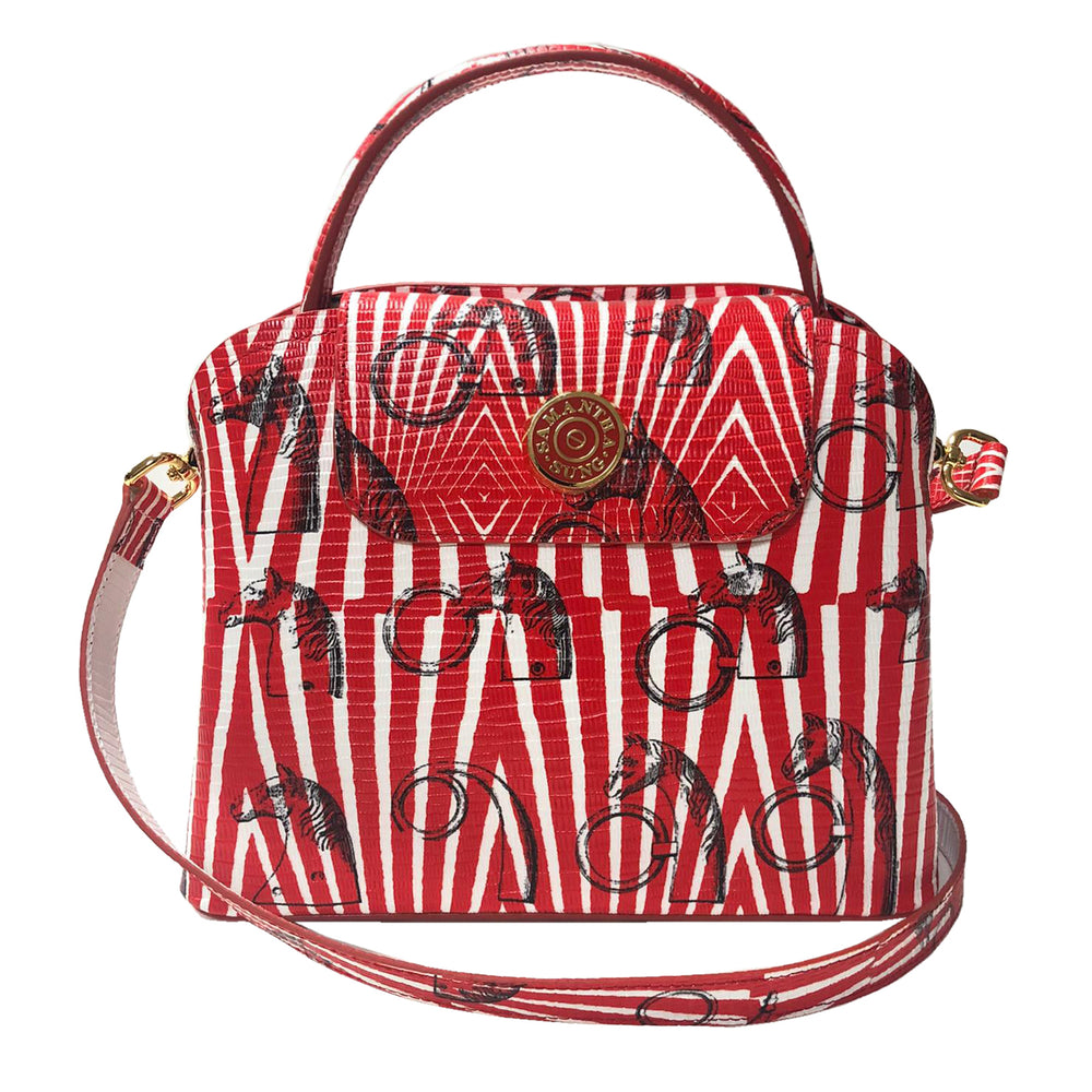 Sara Tote Small_Saddle Chain M_Red