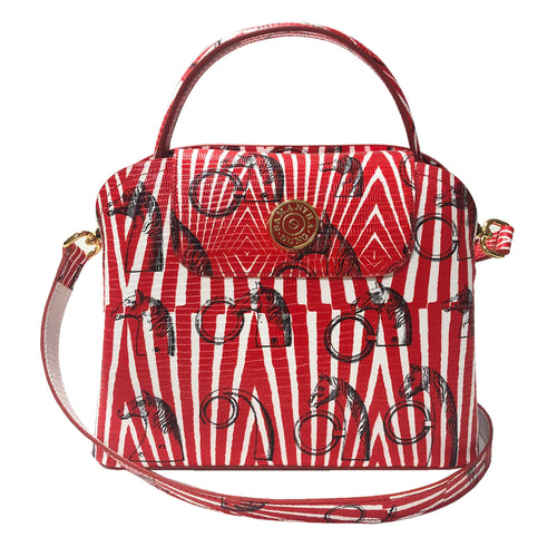 Sara Tote Small_Saddle Chain M_Red