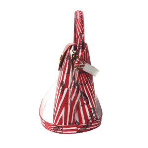 Sara Tote Small_Saddle Chain M_Red