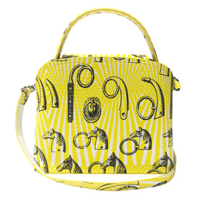 Sara Tote Small_Saddle Chain M_Yellow