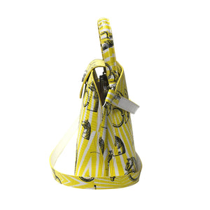 Sara Tote Small_Saddle Chain M_Yellow