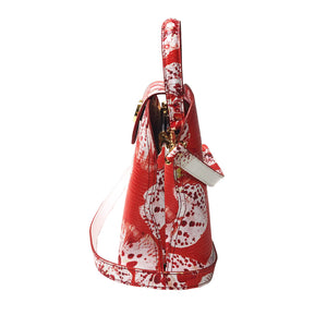 Sara Tote Small_Speckled Orchid Ground_Orange