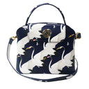 Sara Tote Small_White Crane Bright_Indigo