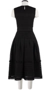 Rachel Dress #5 Crew Neck Sleeveless with Hamilton Belt Midi Length Cotton Musola (Solid)