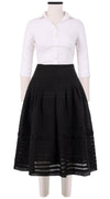 Zelda Skirt #5 Long Length Cotton Musola (Solid)