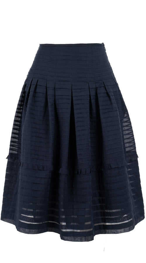 Zelda Skirt #5 Long Length Cotton Musola (Solid)