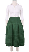 Zelda Skirt #5 Long Length Cotton Musola (Solid)