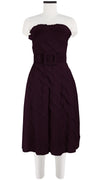 Buffy Dress Tube Strapless with Hamilton Belt Long Length Cotton Musola (Solid)