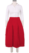 Zelda Skirt #5 Long Length Cotton Musola (Solid)