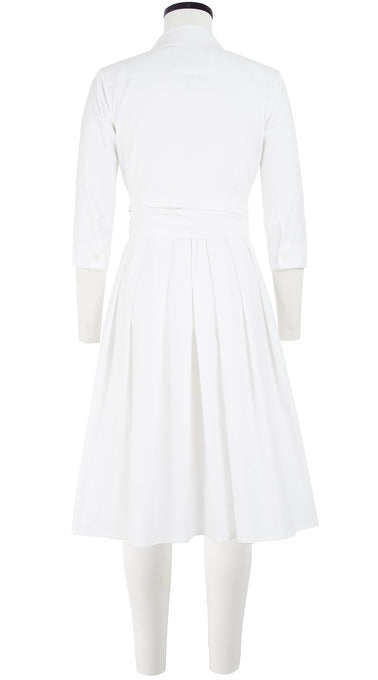 Audrey Dress #1 Shirt Collar 3/4 Sleeve Regular +2 Length Cotton Stretch (Solid)